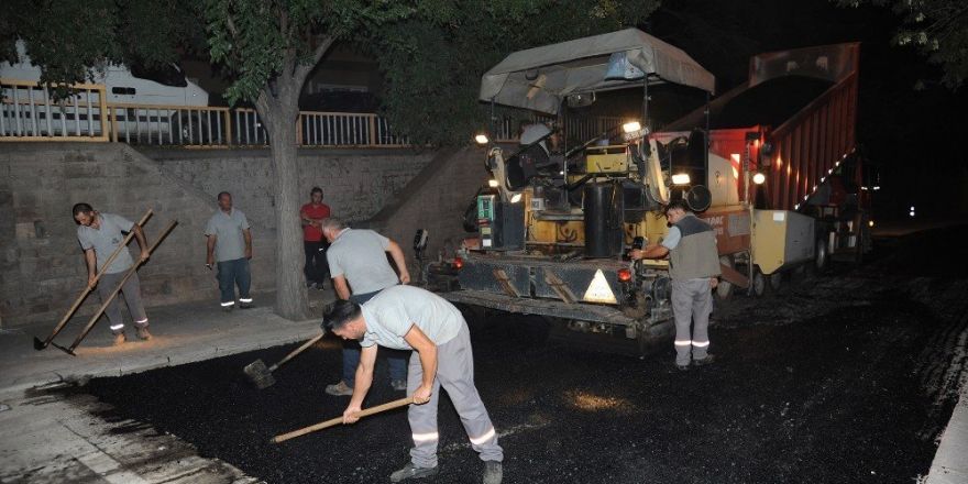 Konya’da ana arterler ve çevre yollarında asfalt yenileniyor