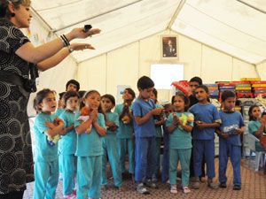 Çumra'da çadır ana sınıfı kuruldu