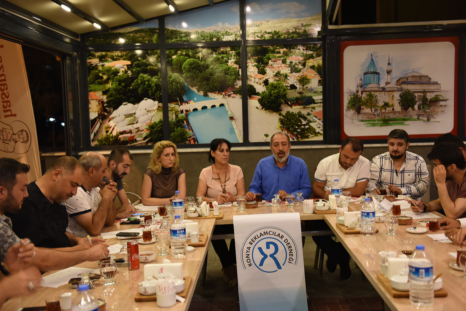 Konya Reklamcılar Derneği Yeni Yönetim Kurulu Bir Araya Geldi