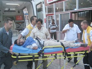 Karaman'da sokakta intihar girişimi