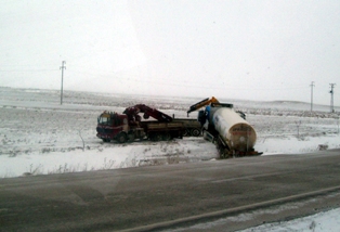 Karapınar'da tipi etkili oluyor