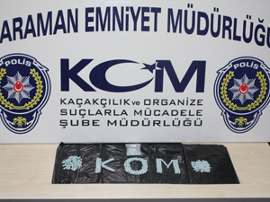 Karaman’da uyuşturucu operasyonu düzenlendi