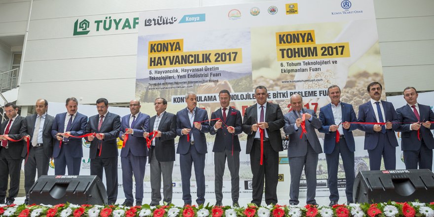 Konya'da 3 fuar birden açıldı