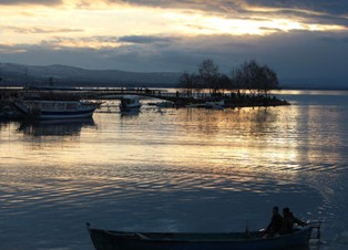 Beyşehir Göl'ünden kartpostallık görüntüler