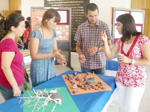 Aksaray'da doğa eğitimi alan öğrencilerinden sergi
