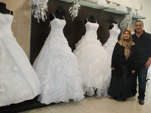 Yurtdışına gelinlik yolluyor