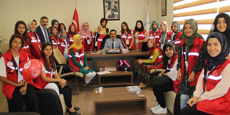 Gönüllü gençler Konya’da