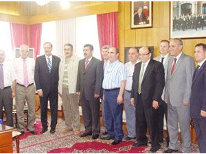 KOSB Müteşebbis Heyeti Vali Doğan'ı ziyaret etti