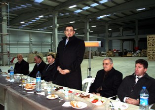 Müteşebbislerle bir araya geldi