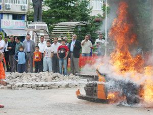 Tatbikatta jeneratör çalıştırılamadı