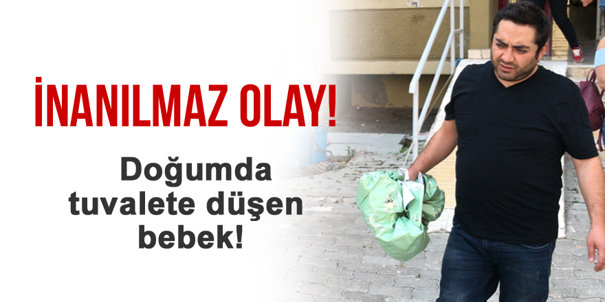 Tuvaletini yaptığı sırada gerçekleşen doğum...