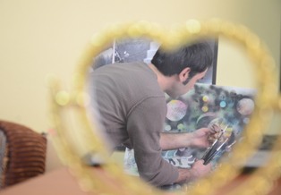 Edebiyat öğretmeniydi ressam oldu!