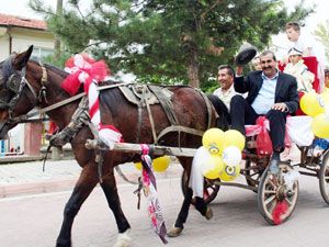At arabası, sünnet arabası oldu