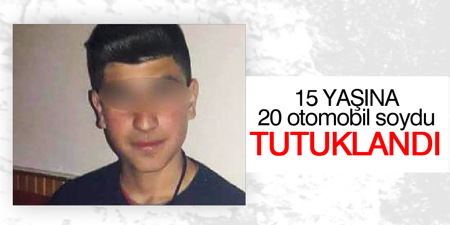 20 otomobildeki hırsızlığın şüphelisi 15 yaşındaki çocuk çıktı