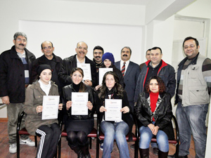 Anfoder'de 9. Sertifika töreni düzenlendi