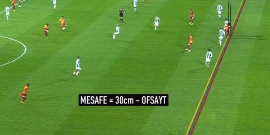 Galatasaray’ın ilk golü ofsayt