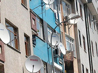 Balkonlardan antenler kalkacak