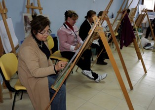Karaman'da resim kursuna ilgi artıyor