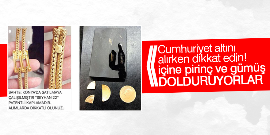 Cumhuriyet altınında akıl almaz yöntem