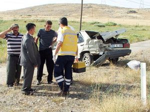 Damat adayı, düğün günü kaza yaptı