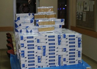3 bin paket kaçak sigara ele geçirildi