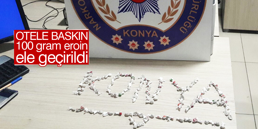 Konya'da uyuşturucu operasyonu