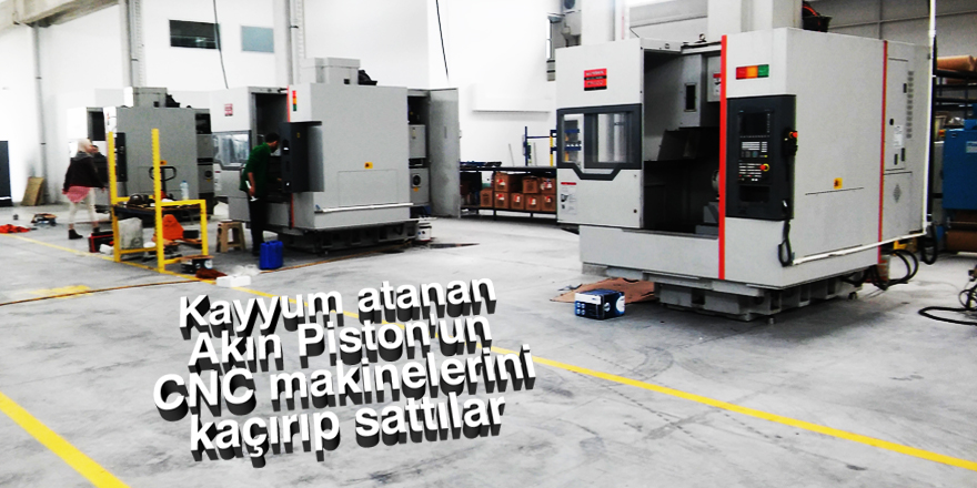 Kayyum atanan şirketten kaçırılan makineler ele geçirildi