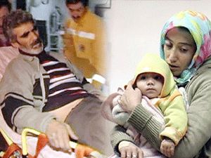 Bebeğini almak isteyince bıçaklandı