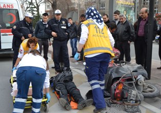 Konya'da trafik kazası: 1 yaralı