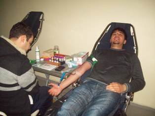 Kan bağışı kampanyasına yoğun ilgi