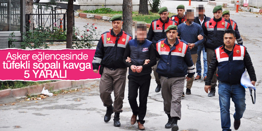 Asker eğlencesinde kavga: 5 yaralı