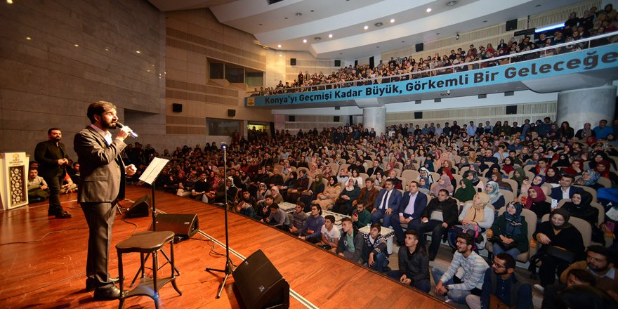 Serdar Tuncer Konyalı gençlerle buluştu