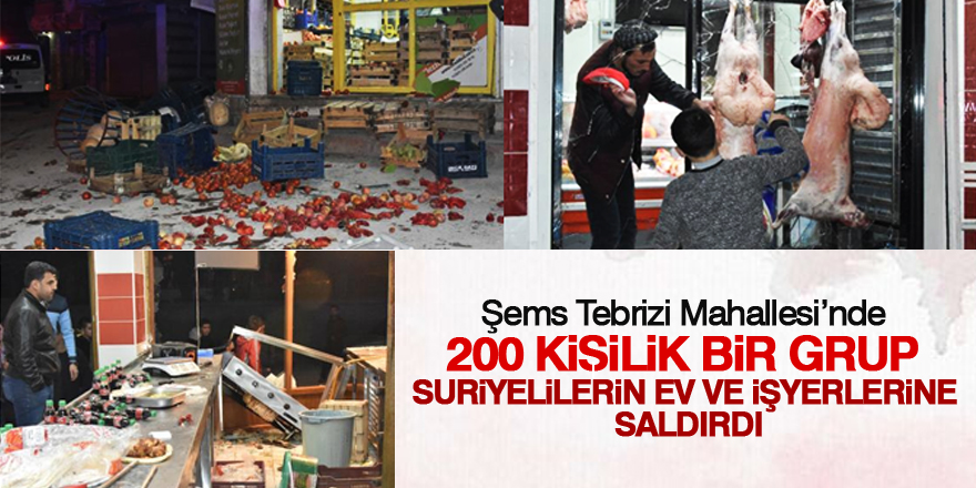 Şems Mahallesi karıştı