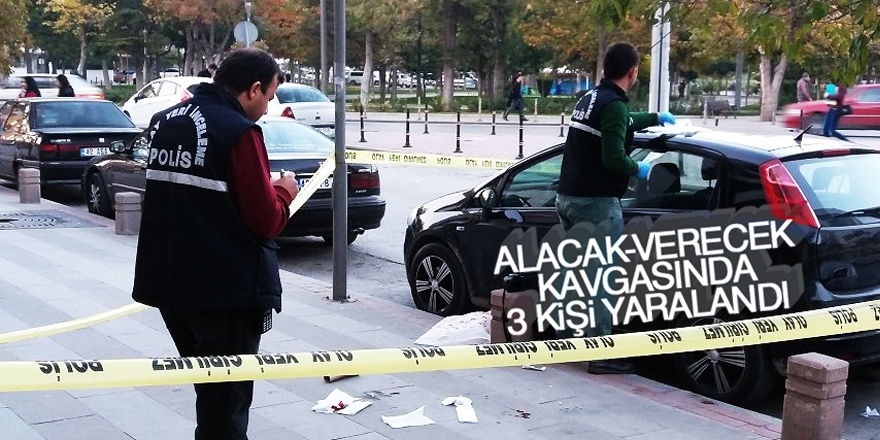 Konya'da bıçaklı kavga: 3 yaralı