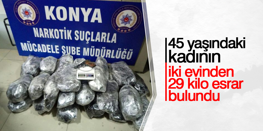 Konya'da uyuşturucu operasyonu