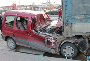 Konya'da trafik kazası: 1 ölü