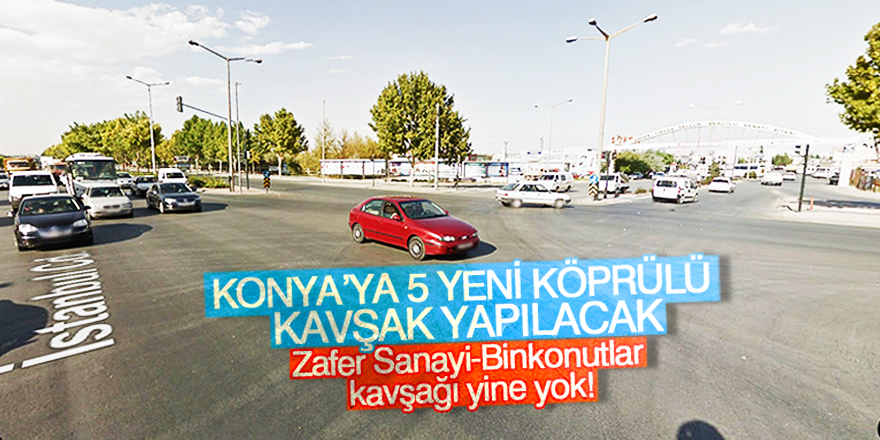 Trafiğe köprülü kavşak neşteri