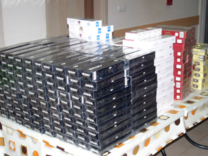 Konya’da 6 bin paket kaçak sigara ele geçirildi