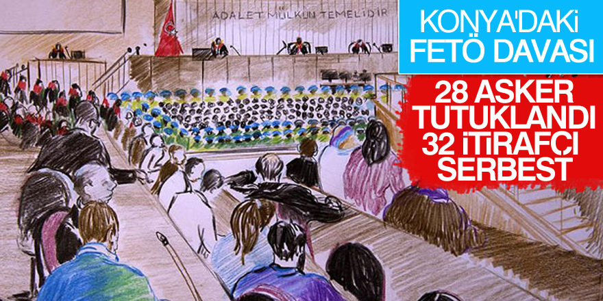 Konya'da 28 asker FETÖ'den tutuklandı