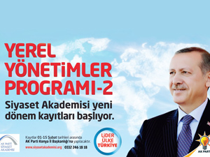 Siyaset Akademisi başvuruları başladı