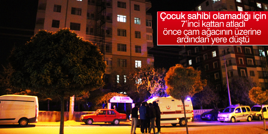 Konya'da intihar girişimi