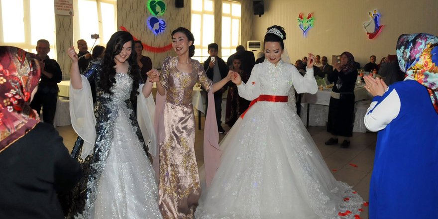 Çinli geline dini nikah ve Türk usulü düğün