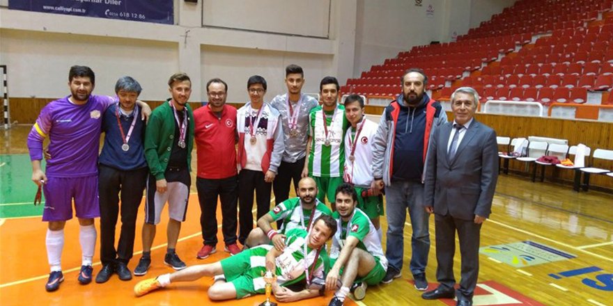 Futsalda Mevlana görme engelliler kulübü 1. lige yükseldi