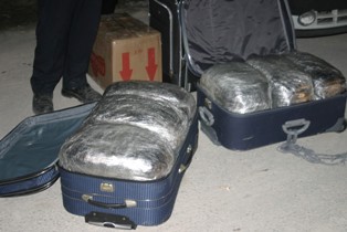 Konya'da 62 kilo esrar ele geçirildi