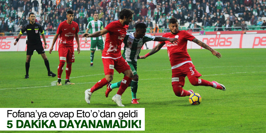 Atiker Konyaspor-Antalyaspor maç sonucu: 1-1