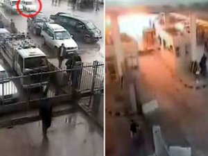 Cilvegözü'ndeki patlama anı kamerada