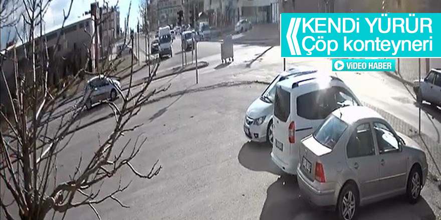 Dikkat: Çöp konteyneri çıkabilir