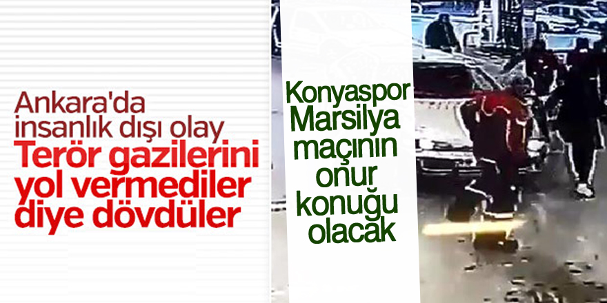 Trafikte saldırıya uğrayan Gazi, Konyaspor-Marsilya maçının onur konuğu olacak