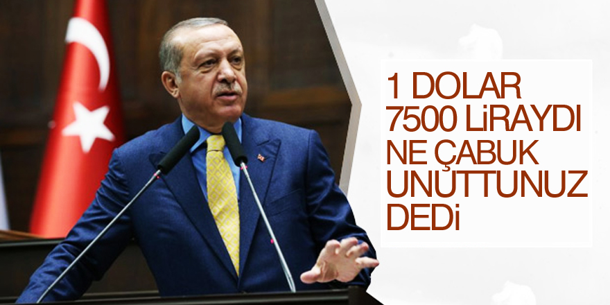 Cumhurbaşkanı Erdoğan'dan döviz ve ekonomi açıklaması