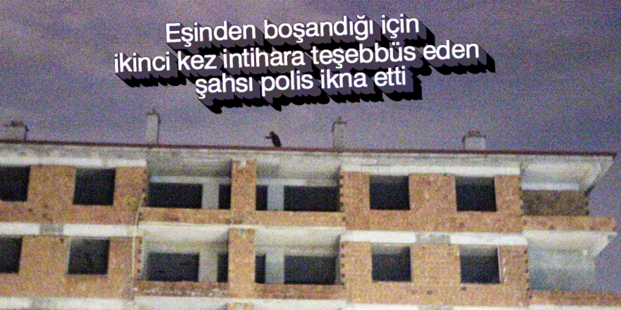 Konya'da intihar girişimi